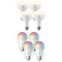Sengled BR30 Zigbee Smart Light Bulbs That Work with Alexa Soft White 12 Pack