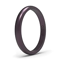 Enso Rings Halo Legend Silicone Ring - Made in The USA - an Ultra Comfortable, Breathable, and Safe Silicone Ring - Men's and Women's Silicone Wedding Ring