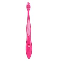 Sonew Professional Children Toothbrush, Extra Soft Hair Anti-Slip Kids Toothbrush for 8-12 Years Old Child(Rose Red)