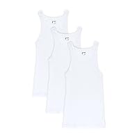 Papi Men's 3-Pack Cotton Square Neck Tank Top