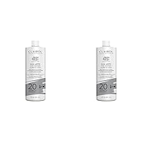 Clairol Professional Clairoxide Pure White 20 Volume Creme Developer, 8 Fl Oz (Pack of 2)