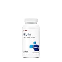 Biotin 2500mcg | Supports Healthy Hair, Skin, & Nails | 120 Count