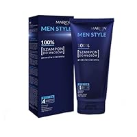 Men Style Anti Grey Hair Shampoo with Biotin, Guarana - 150 g
