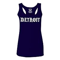 VICES AND VIRTUES Detroit 313 Michigan City Hip HOP Hipster Streetwear Women's Tank Top Racerback