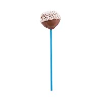 Restaurantware 5.9 Inch Cake Pop Sticks 100 Durable Lollipop Sticks - Sturdy Multipurpose Sky Blue Paper Colored Cake Pop Sticks Food Grade For Desserts Or Crafts