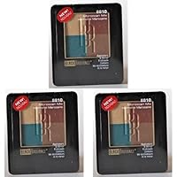 Black Radiance Eyeshadow Palette w/Applicators & Mirror 8810 Moroccan Mix, Beige, Blue, Brown, Red Brown (Pack of 3)