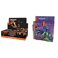 Magic The Gathering Innistrad: Midnight Hunt Bundle – Includes 1 Set Booster Box + 1 Collector Booster Box