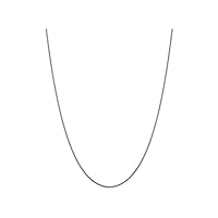 14k White Gold 1.1mm Round Snake Chain Necklace