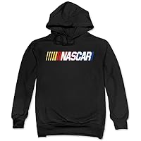 An American Popular auto racing sanctioning and operating company N A S C A R logo Black Hoodeed Sweatshirt