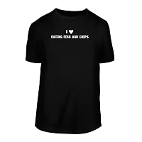 I Heart Love Eating Fish And Chips - A Nice Men's Short Sleeve T-Shirt