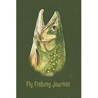 Fly Fishing Journal Brook Trout: Fly Fishing Log Book | Fly Fishing Notebook For Men and Kids | College Ruled | 6