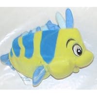 Disney Mini Little Mermaid Flounder Bean Bag Plush Doll