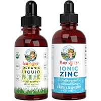 MaryRuth Organics Probiotic Supplement for Women, Men, & Kids and Zinc Supplement | Immune Support, Digestive & Gut Health | 2-Pack Bundle | Vegan, Non-GMO