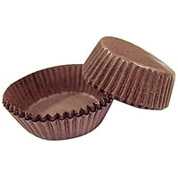 Cybrtrayd No.3 Paper Candy Cups, Brown, Box of 25000
