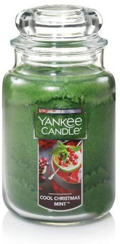 Cool Christmas Mint Large Jar Candle,Fresh Scent