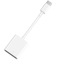 [Apple MFi Certified] USB C to SD Card Camera Reader for iPhone 15, Type C to Memory Card Reader Trail Camera Viewer SD Card Adapter for iPhone 15/15 Pro/15 Pro Max/15 Plus, iPad Pro, Plug and Play