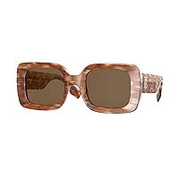 BE4327 391573 51MM Brown/Brown Square Sunglasses for Women + BUNDLE with Designer iWear Eyewear Kit