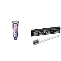 Marvis TSA Approved Jasmin Mint Toothpaste, 1.3 oz & Soft Toothbrush