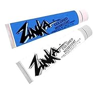 Zinka Colored Sunblock Zinc Waterproof Nosecoat 2 Pack Bundle - Blue White