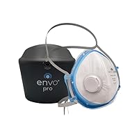 Envo Pro Respirator Kit including 2 Headgears, 3 Individually Packaged Filters, Storage Case for Provided Accessories