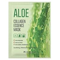 Aloe Vera Collagen Essence Mask 1's -Aloe Vera Soothing mask,Decrease a Redness, Sunburn and Hydrating