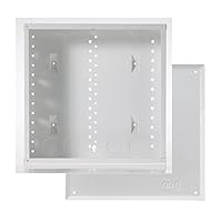 Legrand - OnQ, Cable Management, Structured Media Enclosure, In-Wall Enclosure, 14 inch, Glossy White, EN1480