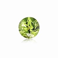 0.20-0.30 Cts of 4 mm AA Round Peridot (1 pc) Loose Gemstone