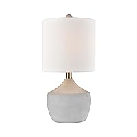 Elk Lighting 981692 Table-Lamps, Grey, Off White