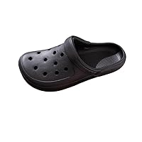 Classic Clogs for Men and Women, Breathable Hollow Out Solid Clogs, Portable Lightweight Comfortable Soft Slippers Casual Simple Sandals for Indoor Outdoor Beach