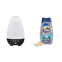 HealthSmart Essential Oil Diffuser and TUMS Smoothies Extra Strength Antacid Chewable Tablets 140 Count