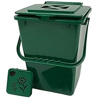 Exaco ECO 2000-NP Kitchen Compost Pail, 2.4 Gallon, Green