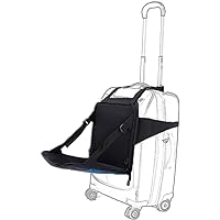 Kids Carry-On Luggage Travel Seat, Child Carrier for Carry-On Luggage, Ride-On Suitcase for Kids (Color : Grey)