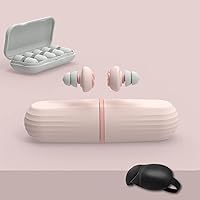 Super soundproof earplugs, Sleep Noise Prevention, Dormitory Study, Professional, Mute, Sleep, Noise Reduction, Student Sleep, Small Ear Canal Dedicated, with Storage Box (Color : Pink)
