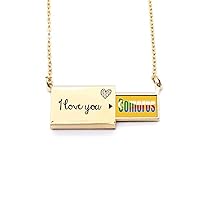 Comoros Country Flag Name Letter Envelope Necklace Pendant Jewelry