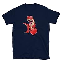 Funny T-Rex Heart Design, Cool Valentine's Day Shirt, Dinosaur Lovers Shirt, Gift for Him, Gift for Her T-Shirt