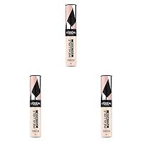 L'Oreal Paris Makeup Infallible Full Wear Waterproof Matte Concealer, Porcelain (Pack of 3)