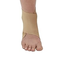 Ames Walker AW Figure 8 Elastic Ankle Support Beige Medium - Figure-8 design that conforms to the anatomy of the ankle joint - Support for weakened ankles - Improve circulation to promote healing
