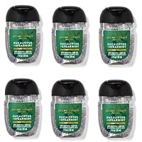 Eucalyptus Spearmint 6-Pack PocketBac Hand Sanitizers by Bath and Body (Packaging May Vary)