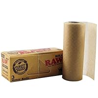 Raw Rolls Classic Natural Unrefined Rolling Paper King Size 3 Meter ( 9 Feet ) 1 Pack