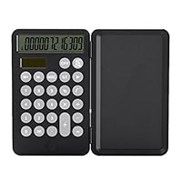 Digit Calculator Portable Accounting Tool W/Flipper ​Cover Handwriting Board 12Digit Basic Calculator for Office Meeting