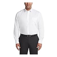 Van Heusen Men's TALL FIT Dress Shirt Ultra Wrinkle Free Flex Collar Stretch (Big and Tall)
