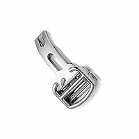 Ewatchparts 14MM BUCKLE CLASP STRAP BAND COMPATIBLE WITH CARTIER TANK FRANCAISE BALLON BLEU,ROADSTER