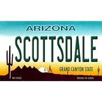 Scottsdale Arizona State License Plate Tag Magnet M-1062