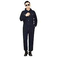Work Overall Uniform Men Women Cotton Long Sleeved Coverall Suit Repair Size Clothes