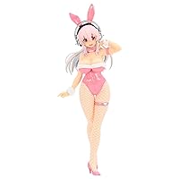 Furyu Super Sonico BiCute Bunnies Pink Rabbit Version PVC Figure, Multicolor