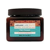Arganicare Restoring Hair Masque for Colored /Highlighted Hair Enriched with Organic Argan Oil and Shea Butter(16.9 Fluid Ounce)