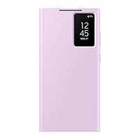 SAMSUNG Galaxy S23 Ultra S-View Wallet Phone Case, Protective Cover w/Card Holder Slot, Finger Tap Clear Window, US Version, EF-ZS918CVEGUS, Lavender