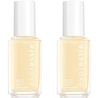 essie expressie Quick-Dry Vegan Nail Polish, Busy Beeline, Soft Buttery Yellow, 0.33 Ounce (Pack of 2)