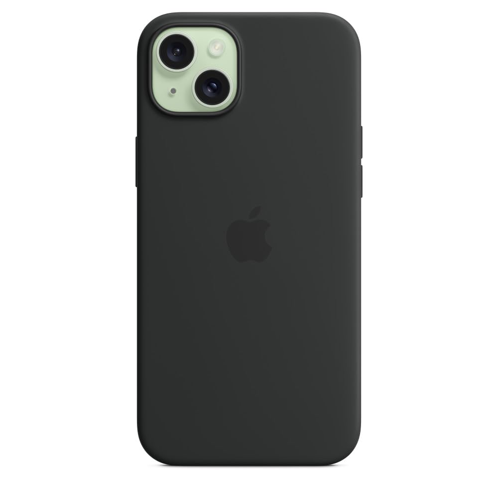 Apple iPhone 15 Plus Silicone Case with MagSafe - Black ​​​​​​​