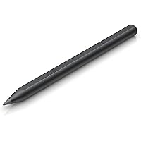 HP MPP Active Pen, Microsoft Pen, Protocol 2.0, USB Rechargeable, 4096 Levels of Pen Pressure Detection, Tilt Compatible (Model Number: 3J122AA#UUF), Black